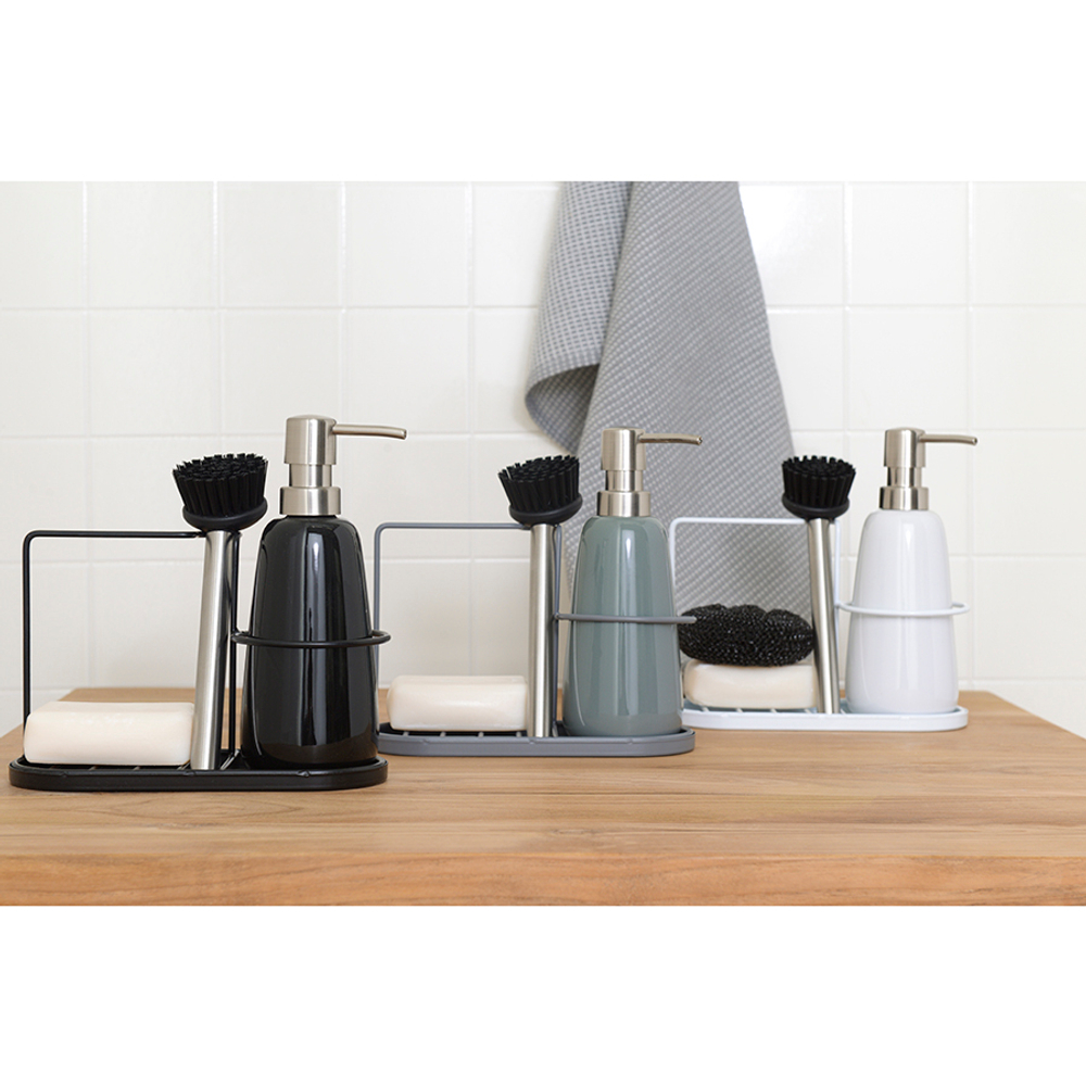 Органайзер с диспенсером для мыла gunvor, 380 мл, белый