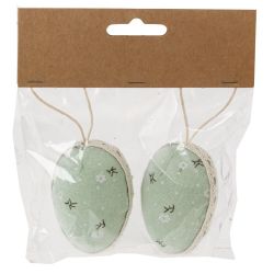 GAEM Набор из 2-х изделий декоративных подвесных "Яйцо" (4*6), L12 W4 H14 см, 2в.