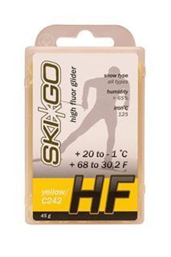 SkiGo HF Yellow +20 до -1°C (для всех типов снега)