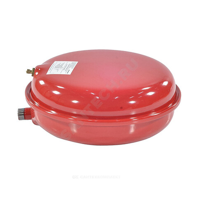 Бак расширительный мембранный для отопления 10 л 3 бар 3/4" НР F (плоский) Джилекс 7710