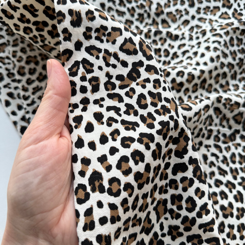 Хлопок твил Леопард