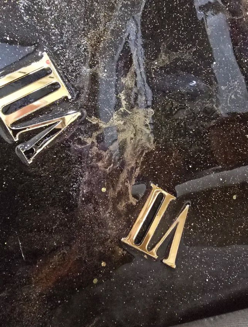 Настенные часы-картина из эпоксидной смолы подарочные