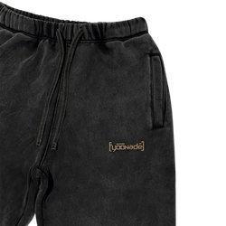 YOONEDE штаны "BLACK WASHED"