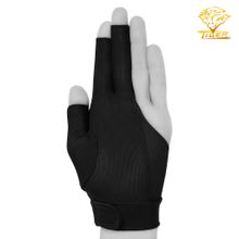 Перчатка Tiger-X Professional Billiard Glove черная левая XL