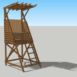 Вышка наблюдательная ВИХРЬ 180х130х380 см