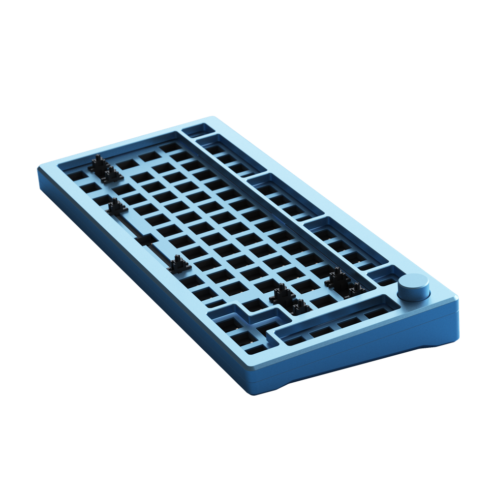 DIY набор корпус Игровой Клавиатуру AKKO MOD 007 DIY kit,  USB+RGB+HOT-SWAP/SKY Blue