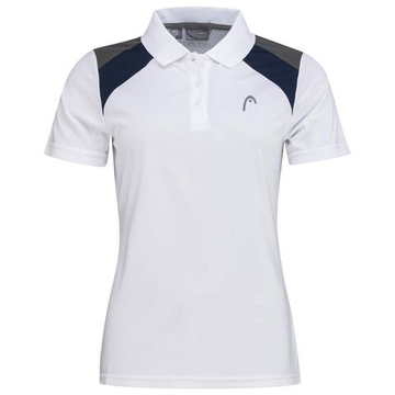 Женское поло Head Club 22 Tech Polo Shirt W - белый