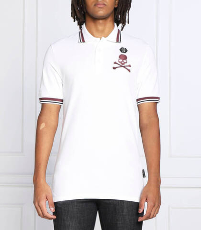 поло Philipp Plein - белый(MTK5990 PTE003N)