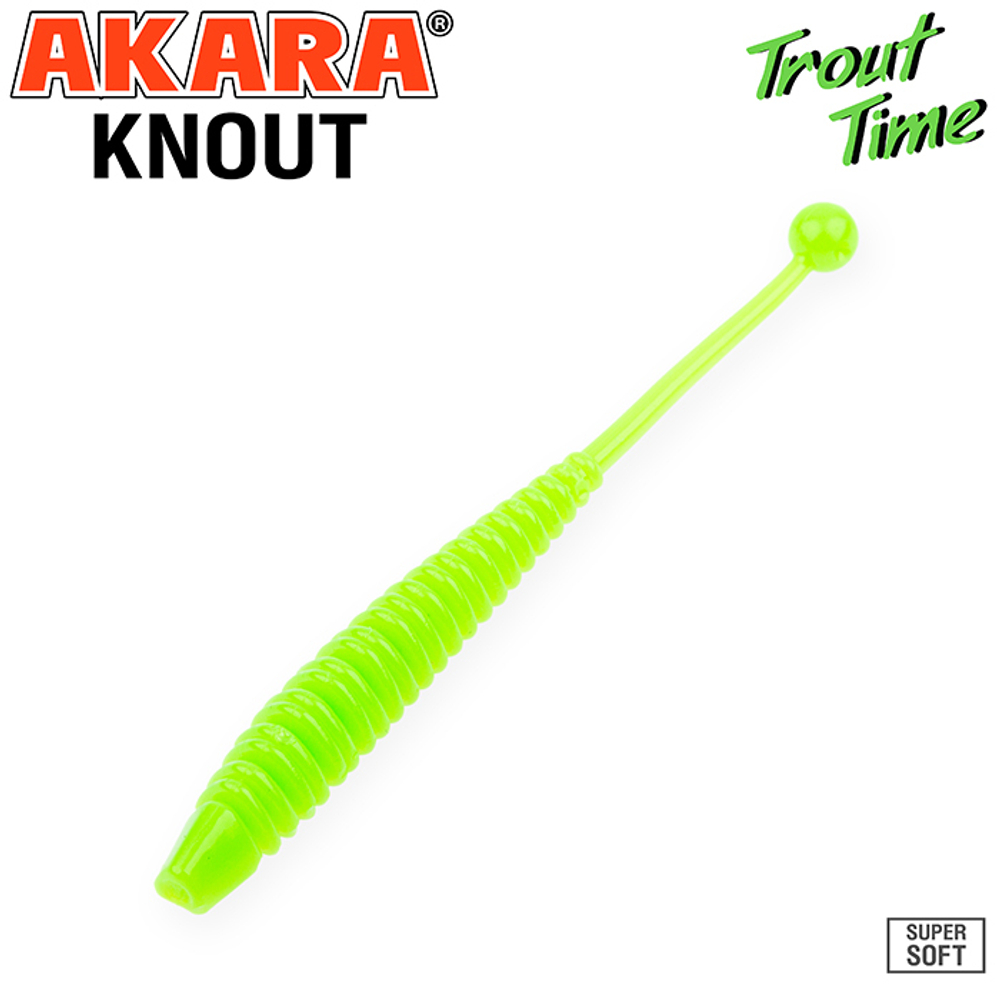 Силиконовая приманка Akara Trout Time KNOUT 2,5 Cheese 452 (10 шт.)