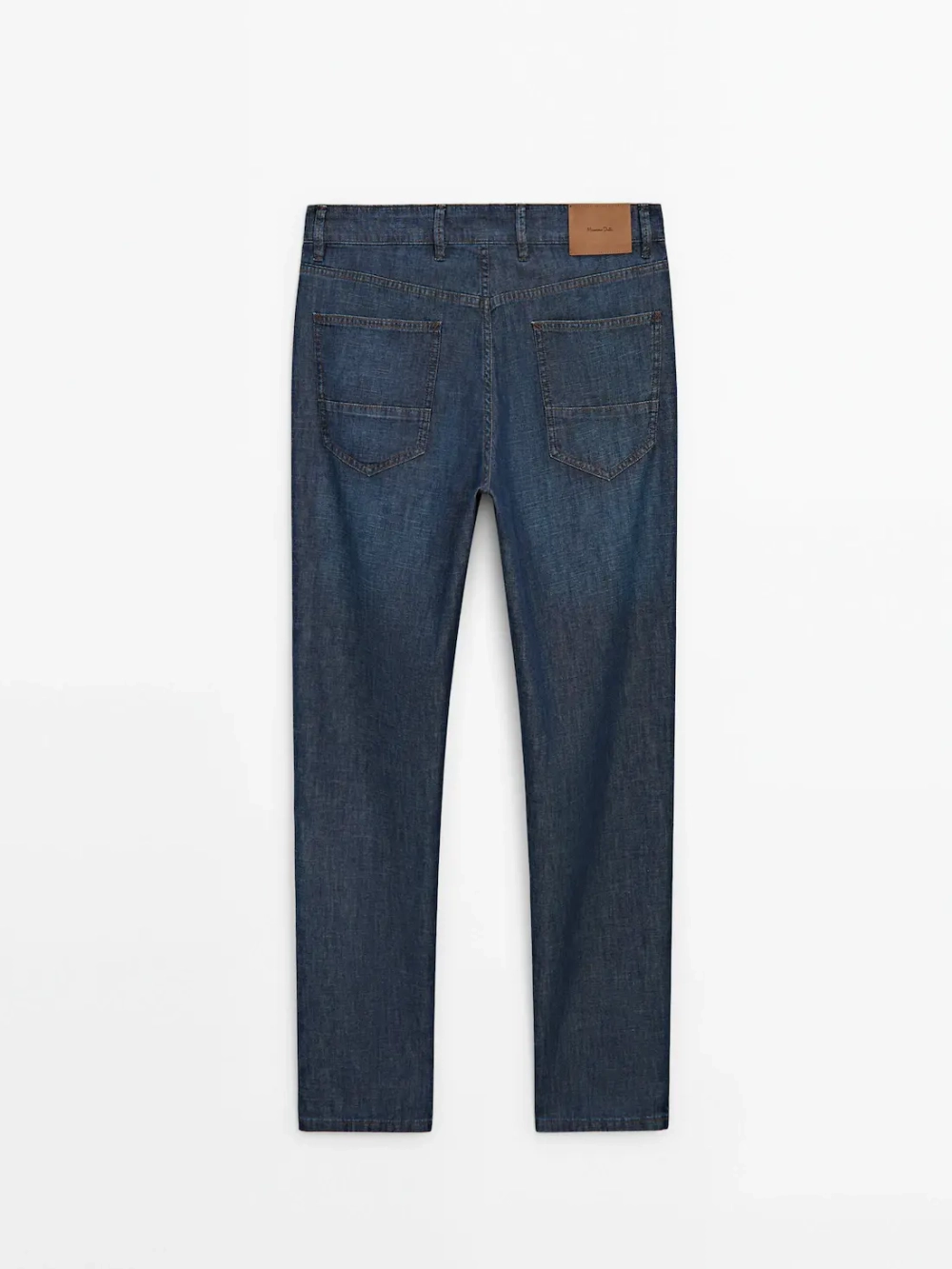 Massimo Dutti Зауженные джинсы из 100% хлопка, индиго