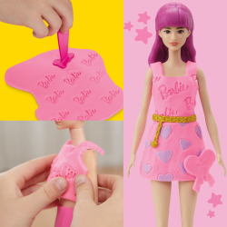 Play-Doh - Ciastolina BARBIE FASHIONISTA Сердечки + кукла G1357
