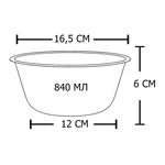 Миска "efox" для питомцев из нержавеющей стали, форма чаша