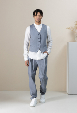 Брюки мужские серые 06-07-23 SS men