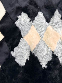 Покрывало меховое ковер из шкуры овчины