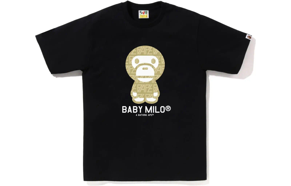 A Bathing Ape Logo Monogram Baby Milo Tee