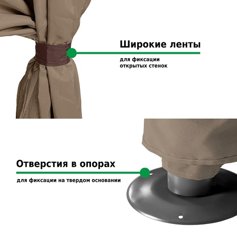 Тент садовый Green Glade 1151 3х6х2,65 м полиэстер (2 коробки)