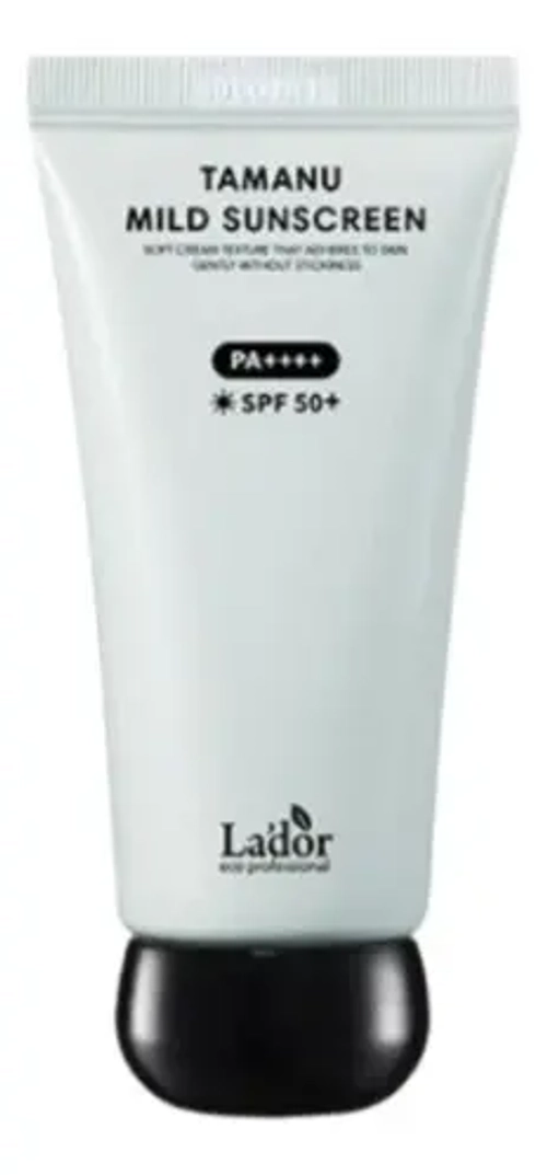 La`dor Солнцезащитный крем с маслом таману -Tamanu Mild Sunscreen SPF50+ PA++++, 50мл