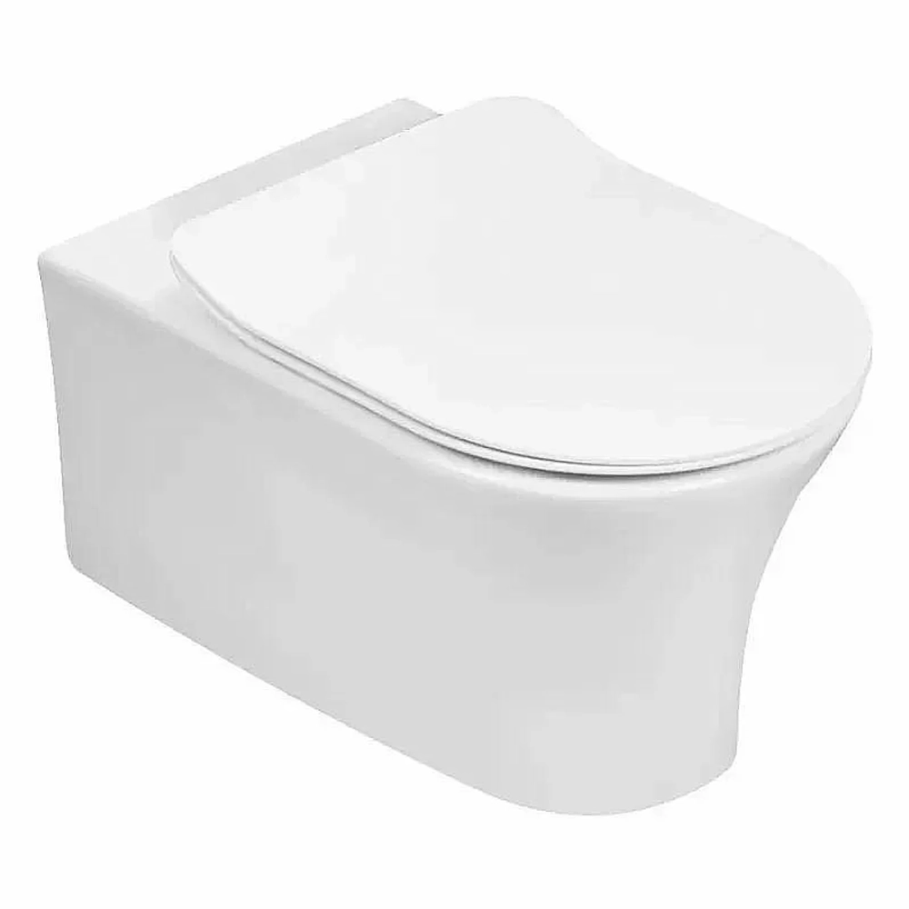 Унитаз подвесной Jacob Delafon Aleo E21730RU-00 с инсталляцией, с крышкой микролифт, белый/кнопка клавиша хром