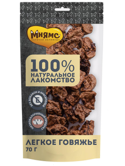 Лакомство Мнямс На каждый день для собак Легкое говяжье 70 г