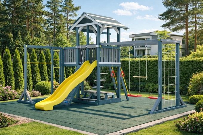 Игровой комплекс Савушка - 15 (Индиго)