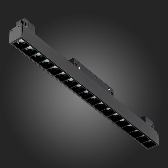 ST361.446.18.1 Магнитный трековый светильник Черный LED 1*18W 4000K 1407Lm Ra>90 36о IP20 L331xW22xH SKYLINE 48