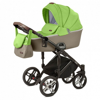 Детская коляска Nuovita Carro Sport 2 в 1 Verde Cappuccino/Зеленый капучино