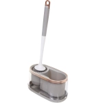 Ерш с креплением на стену «Стиль» 43 см, силиконовая щетка 8625