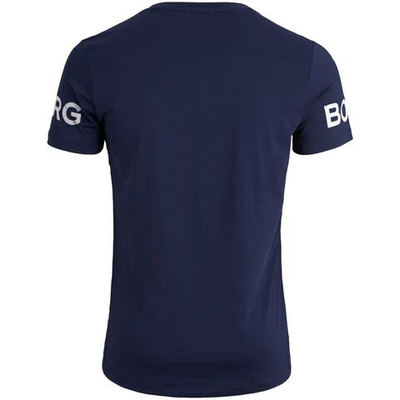 Мужская теннисная футболка Björn Borg Tee Borg M - navy