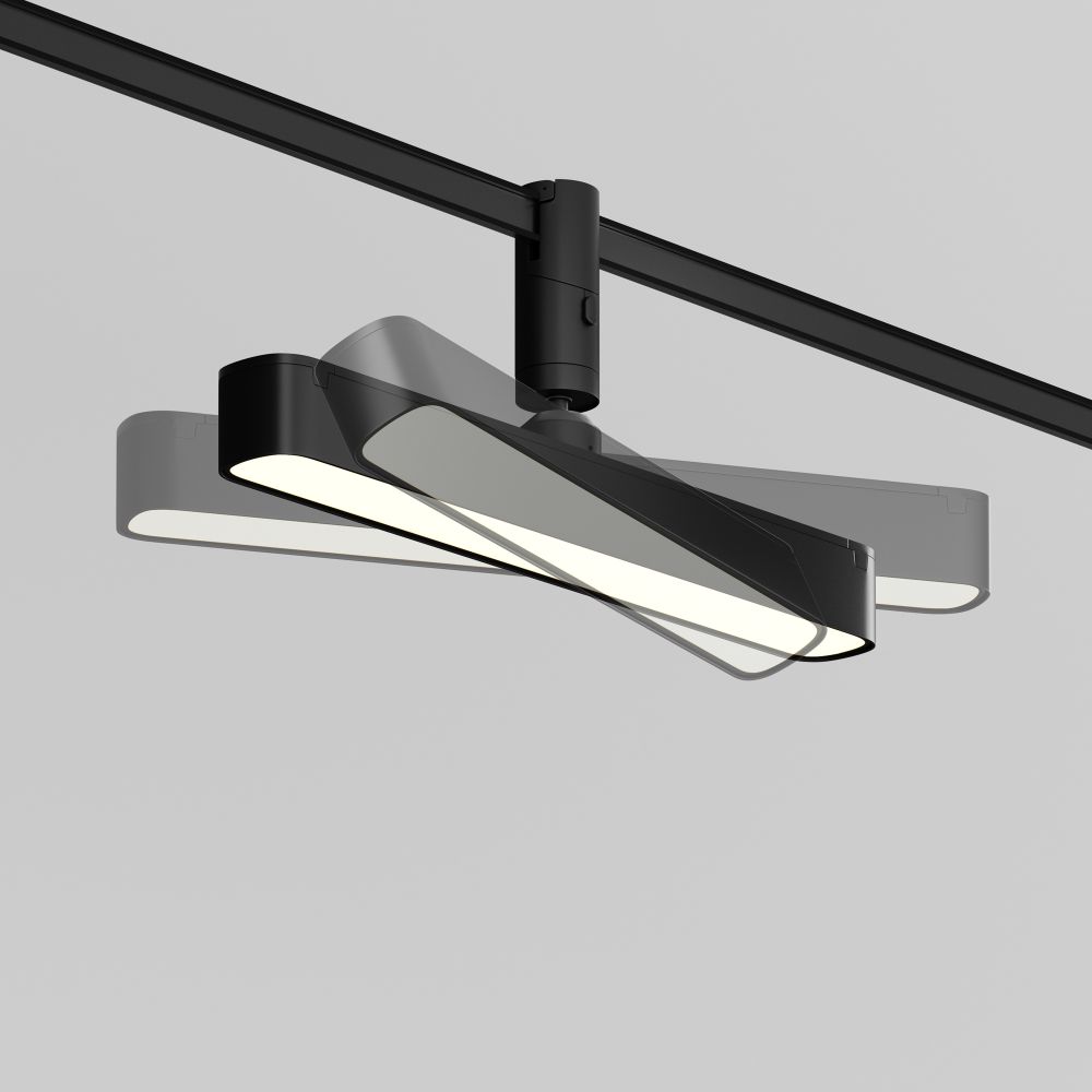 Трековый магнитный светодиодный светильник Maytoni Flexity   TR202-1-10W3K-B