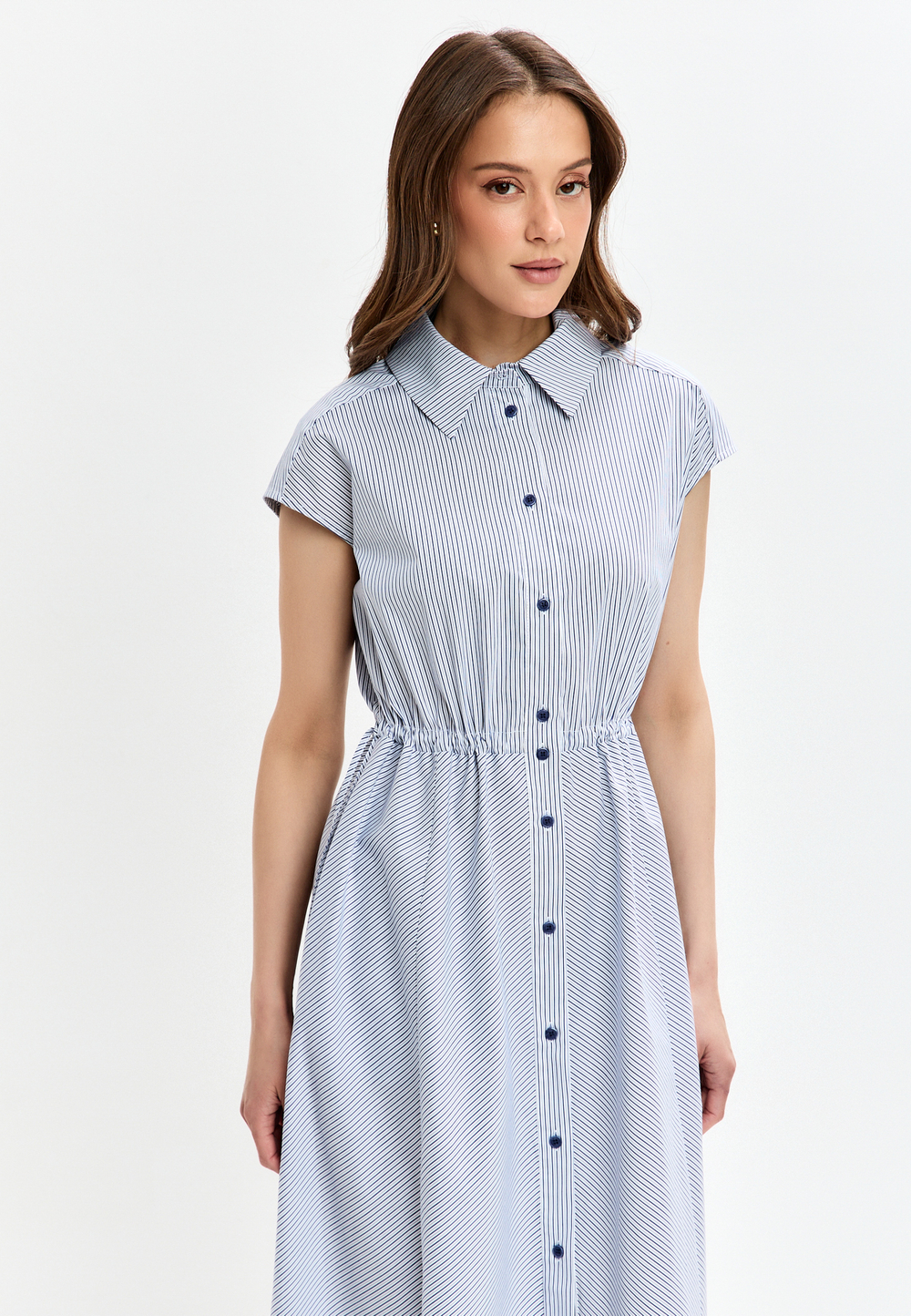 Trends Brands Base Платье Жен 09_03_dr816_navy_st Синий Полоска
