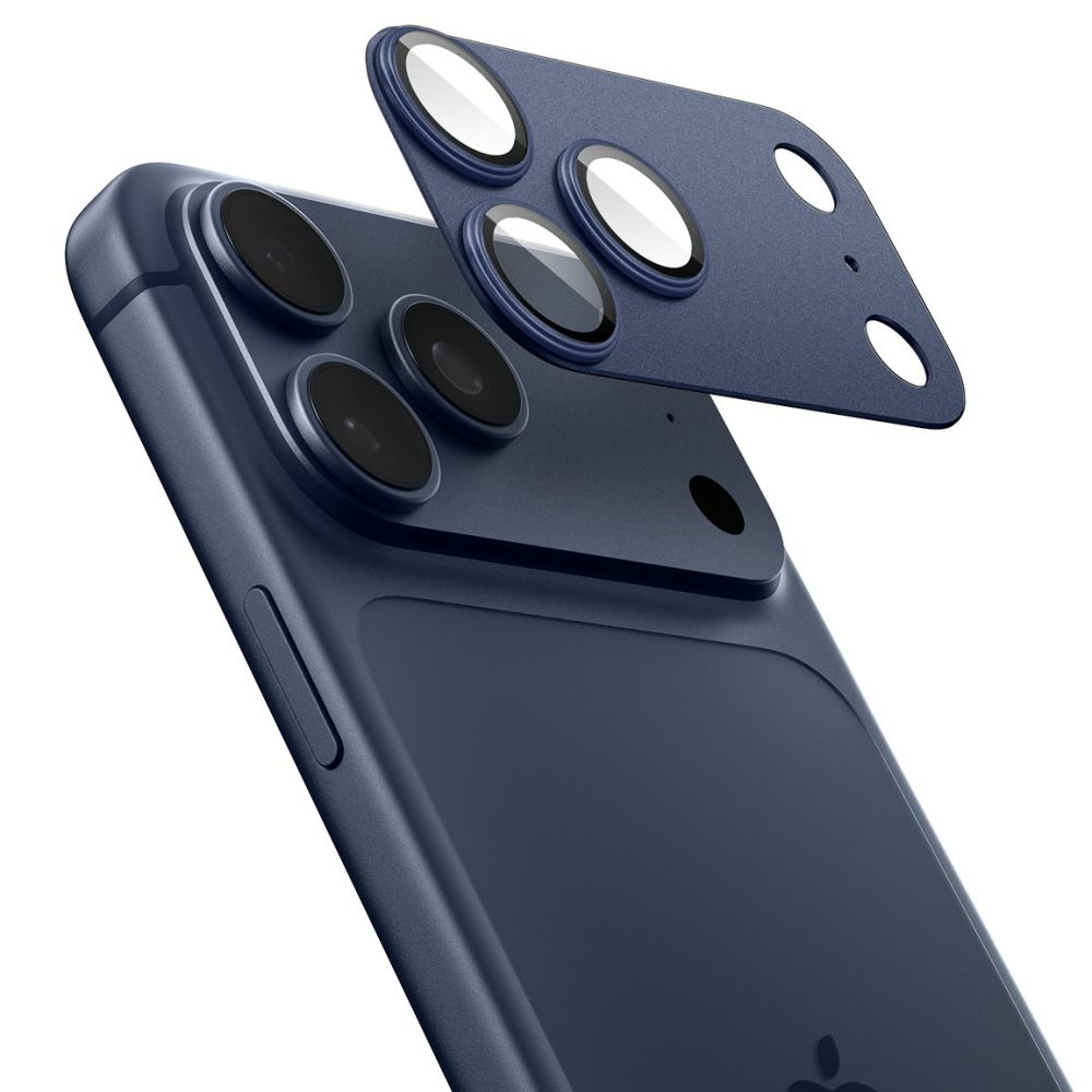 Стекло камеры Spigen optik pro XL GLAS.TR ”EZ FIT” для iPhone 17 PRO BLUE