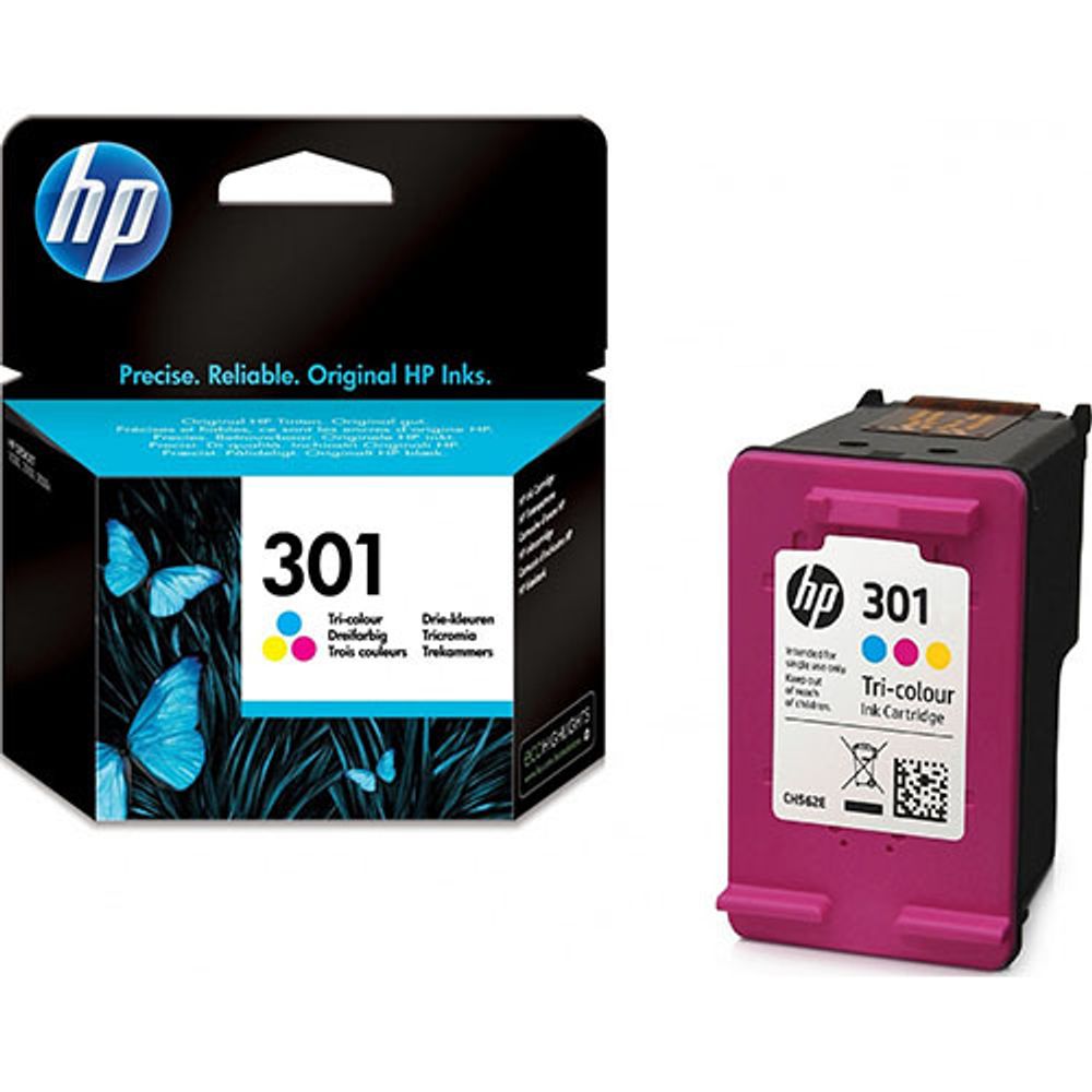Картридж HP 301 струйный трехцветный (100 стр) (CH562EE)