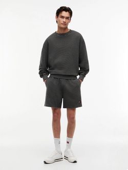 Шорты Tommy Jeans Waffled Beach Garment Dyed Black
