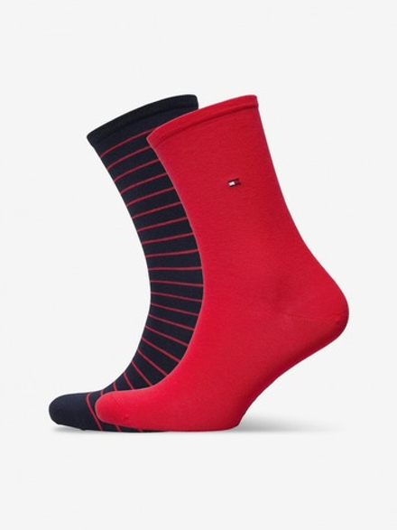 Носки женские 2 пары TOMMY HILFIGER TH WOMEN SOCK 2P SMALL STRIPE