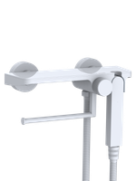 Гигиенический душ WeltWasser  HIGI SH2 WT 10000013681 латунь  Белый матовый