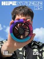 Колесо HIPExtreme H5 mix 110*24 мм, черный/розовый/голубой/фиолетовый