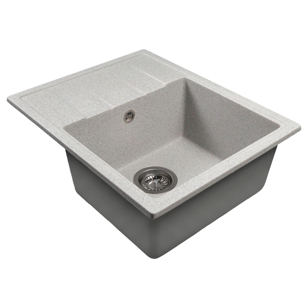 Мойка ML-GMS103 СТАНДАРТ с крылом, серый (310), 570*460*190мм