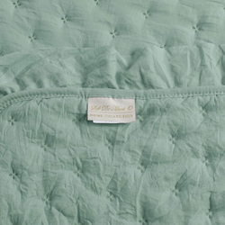 Покрывало 230x250 и 2 наволочки 50х70 Sofi De MarkO Фрау зеленое