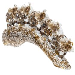 GAEM Фигурка декоративная "5 слонов", L22 W5 H9 см