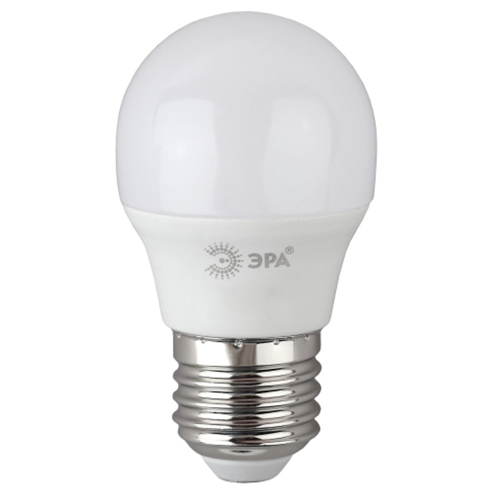 Лампа светодиодная ЭРА RED LINE LED P45-6W-865-E27 R 6Вт шар холодный дневной свет E27 | Лампы cветодиодные Шар (G/P)