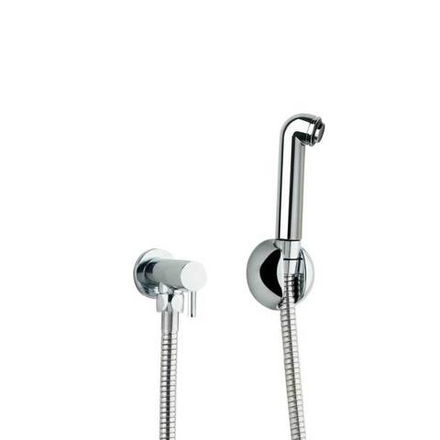 Гигиенический душ с угловым краном и ABS лейкой без рычага WC 114902