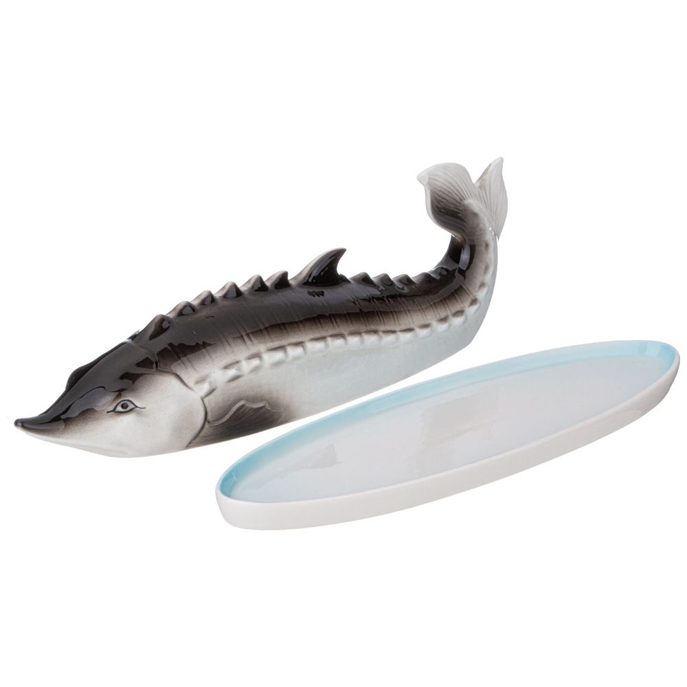 БЛЮДО LEFARD "ОСЁТР" С КРЫШКОЙ 31*11*8.5 СМ КОР=12ШТ.)