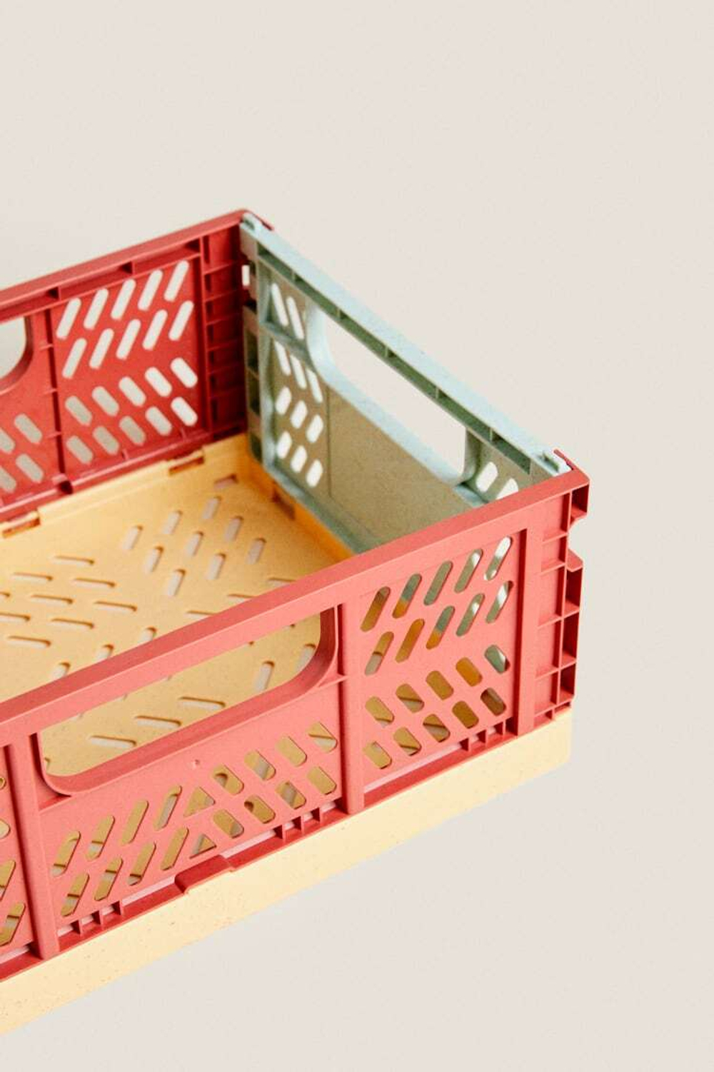 ZARA HOME СКЛАДНАЯ КОРОБКА, ЦВЕТ КОЖИ