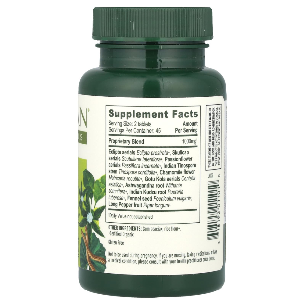 Banyan Botanicals, Tranquil Mind ™, 90 таблеток