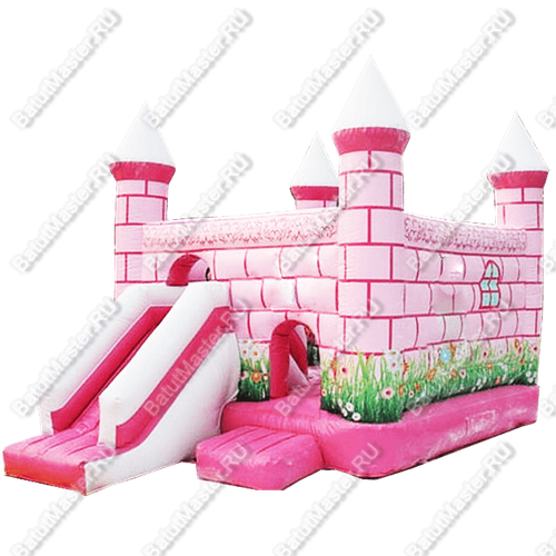 Коммерческий надувной батут "Замок принцессы"