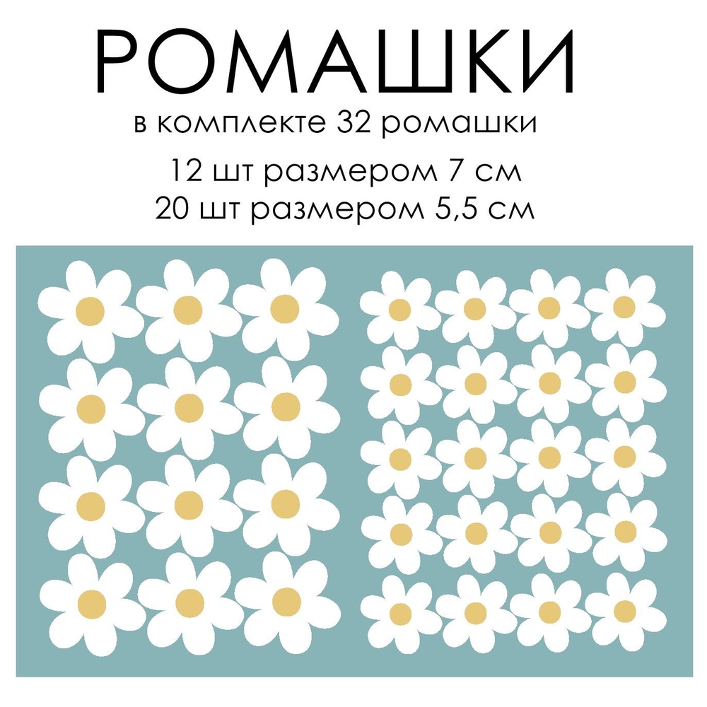 Стикеры РОМАШКИ