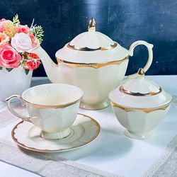 Lenardi 205-937 Чайный сервиз 14пр. 240 мл ИМПЕРИАЛ ЗОЛОТО в под.уп.(х3)Фарфор