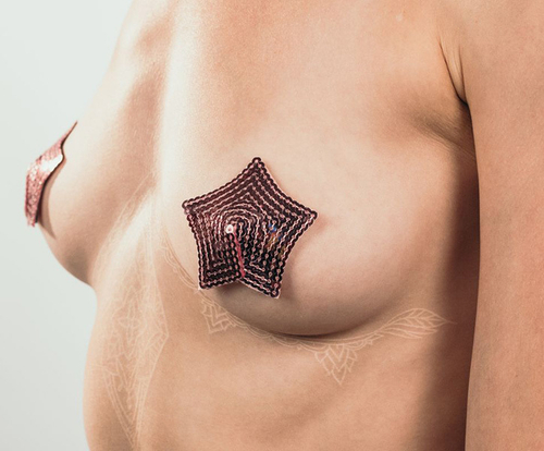 Розовые пэстисы-звездочки Lola Pasties Burlesque Tempest Pink 3636-03lola