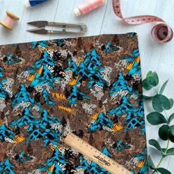 Ткань премиум таффета завораживающие краски