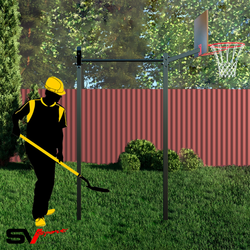 Монтаж уличных турников Sv Sport (2 вертикальных столба)